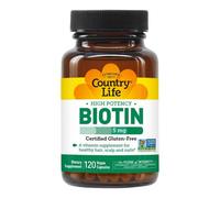 Biotina Alta Potenza 120 Capsule Vegetali 5 Mg Di Country Life