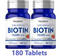 Biotina biotina vit. b7 10.000mcg 2 x 90 capsule ad assorbimento ottimale, SU...