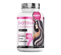 Biotina Capelli e Unghie 450 Micro Compresse (15 Mesi) 1 al Giorno Alta