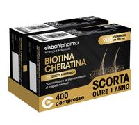 Biotina Cheratina Integratore Capelli e Unghie Oltre 1 Anno di Scorta 2