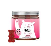 Biotina Gummies Ah-mazing Hair - Integratori per Capelli - Biotina, Zinco, Vitamina B6, C, E e Iodio - 30 pezzi (1 Mese), Vegane - Bears with Benefits