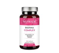 Biotina Per Capelli 10000 mcg Capelli Pelle Unghie Con Vitamine E D Zinco 120cps
