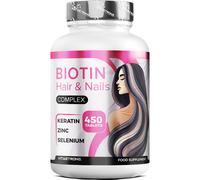 Biotina per capelli e unghie Vitastrong complesso con cheratina, selen