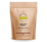 Biotiva SPEZIA DI PAN DI ZENZERO BIOLOGICA 100g - macinato - cannella di Ceylon, coriandolo, anice, chiodo di garofano, zenzero, cardamomo - da coltivazione biologica controllata.