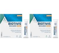 Biotivis Diar - con 5 Miliardi di Saccharomyces Boulardii - per l’Equilibrio della Flora Batterica Intestinale - Tratta Diarrea - Senza Glutine - Senza Lattosio - 20 Stick da 1,5 g (Confezione da 2)