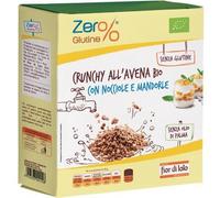 biotobio srl Zero% glutine crunchy all'avena mandorle e nocciola senza glutine 375 g