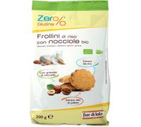 biotobio Zer%glutine frollini di riso con nocciole senza glutine 200 g