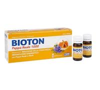 Bioton pappa reale 1000 con vit b12 e miele per stanchezza e sistema immunitario