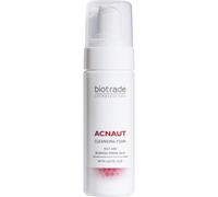 Biotrade Acnaut Schiuma Detergente, Schiuma delicata con acido lattico per la pulizia della pelle mista e acneica
