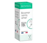 Biovisol Bioamer - Smalto amaro trasparente per unghie rosicchiate, per adulti e adolescenti, per un gusto amaro intenso, può essere utilizzato in top-coat, 10 ml