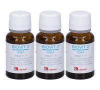 Biovit 3 Gola Fiala Spray 3x15 ml Spray