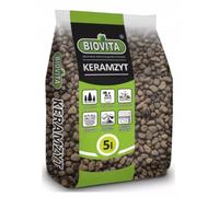BIOVITA Argilla espansa, granulato di argilla per drenaggio 8-16 mm - argilla espansa granulata per piante d'appartamento 5L