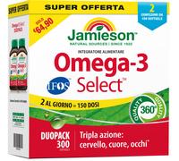 Biovita JAMIESON DUOPACK OMEGA 3 SELECT IFOS 300 SOFTGEL SENZA GLUTINE