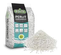 BIOVITA Perlite 1 L - Perlite per Piante da Terreno - Miglioramento del Substrato - 3-6 mm - Miglioramento del Suolo - Substrato di Conservazione dell'Umidità - Ideale per Giardino e Piante da Interno