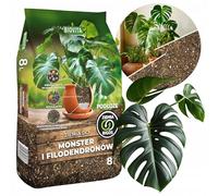 Biovita Substrato 8L per Monstera & Filodendro - Miscela di terra allentata con cocco & perlite - Substrato professionale per piante da appartamento