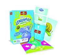 Bioviva 200714 Kidiquiz Riddles-The Mystery of Animal - Gioco di Carte, Lingua-Spagnolo, Multicolore