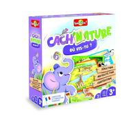 Bioviva Cach'Nature - Gioco di società Divertente per Bambini dai 3 Anni - da 1 a 4 Giocatori - 400190, Multicolore