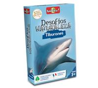 Bioviva - Sfide Naturale: Squali - Gioco di Carte in Spagnolo | Gioco di carte per bambini dai 7 anni in su, tema animali, 2-6 giocatori, prodotto in Francia