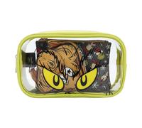 Bioworld Astuccio da viaggio da donna in 3 pezzi, Multicolore, OSFA, Dr. Seuss Grinch Viaggi