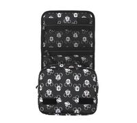 Bioworld Disney Mickey Mouse Heads 16,5 cm nero pieghevole appeso toilette borsa da viaggio