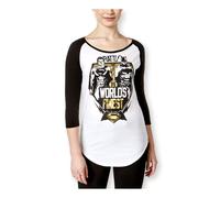 Bioworld Donna Alba Della Giustizia Grafico T-Shirt, Bianco, Adolescenti, XS