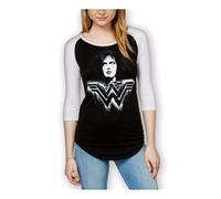 Bioworld Donna Raglan T-Shirt, Nero, Adolescenti, x-Small