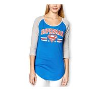 Bioworld Donna Superman Baseball Tunica T-Shirt