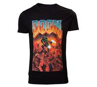 BioWorld Merchandising T-shirt con cappuccio Doom nera con Box Art S