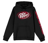 Bioworld Dr. Pepper Always One Of A Kind - Felpa da donna a maniche lunghe, con cappuccio, colore: nero, nero, Medium