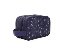 Bioworld Kit cosmetico da toilette, Cielo notturno doppio scomparto, Taglia unica