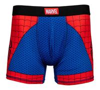 Bioworld Spider-Man - Costume da uomo intimo boxer, Rosso, Medium