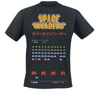 Bioworld Uomo Space Invaders - T-Shirt Level - M T-Shirt Not Applicable, Multicolore (Multicolor 607819m), Medium