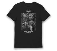 Bioworld Warhammer 40,000 Darktide Servo Skulls - Maglietta per adulti, Nero , 4XL