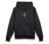Bioworld Warhammer 40,000 Necron Dynasties Felpa con cappuccio, bianco, L