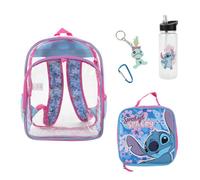 BIOWORLD Zainetto da donna Lilo & Stitch (Lilo & Stitch) viola taglia unica, Set Lilo & Stitch Blu Cielo 2, 16 Inches, Lilo & Stitch - Set zaino (bambino/bambino)