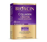 Bioxcin Collagen & Biotin Volume Shampoo 300 ml - per capelli più spessi, più forti e più voluminosi - contro la caduta dei capelli - tutti i tipi di capelli