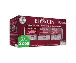 Bioxcin Forte Shampoo contro la forte caduta dei capelli, Confezione da tre