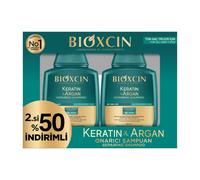 Bioxcin Keratin & Argan Shampoo idratante e rigenerante, Duopack