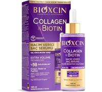 BIOXCIN Siero per capelli contro la caduta dei capelli - collagene e biotina siero per capelli sottili e fini, più volume e struttura dei capelli più forte, con BioComplex B11, Leave-in cura del cuoio