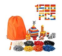 BIOZEA Set di mattoni classici da 1500 pezzi, per giocattoli educativi per bambini, compatibile con tutte le marche principali