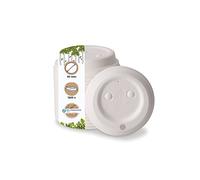 BIOZOYG Coperchio di cartone con apertura per bere I Coperchio per coffee to go Ø 90mm bianco I Per bicchieri di cartone per caffè da asporto I Biodegradabili e compostabili I 1200 pezzi