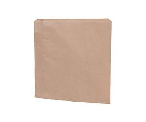BIOZOYG Sacchetti di Carta marrone I Bustine Merenda di Carta 24,5 x 24,5 cm I Carta Riciclata 100% biodegradabile I Bustine Snack non sbiancate I Sacchetti Confetti Bustine Regalo 1000 Pezzi