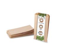 BIOZOYG Sacchetti di Carta Organici Buste Pane Sacchetti Panini compostabili I Bustina Panettiere Buste biodegradabili per Panini Panetteria I 1000 Bustine marroni Sacchetti Piatti 10x5x18,5 cm