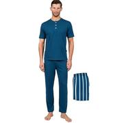 Bip Bip PDA Pigiama Uomo 3 Pezzi Puro Cotone (IT, Numero, 50, Regular, Regular, ABISSO)