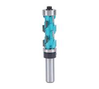Bip router trim bit premium in carburo a doppio cuscinetto taglio di lavorazione del legno 3/4in diafallo di taglio a diametro 1,68 pollici