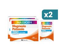 Bipacco Massigen Magnesio Potassio Zero Zuccheri 2x30 buste