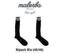 Bipack=Calza Uomo/2 Unisex Lunga Cotone , Fantasia Pois, 58212 Malerba