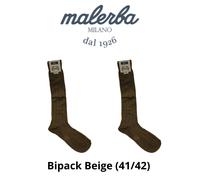 Bipack=Calza Uomo/2 Unisex Lunga Cotone , Fantasia Pois, 58212 Malerba
