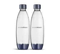 sodastream 2 Bottiglie Fuse Lavabili In Lavastoviglie per Gasatore ENSO,DUO, TERRA, E-TERRA, ART, GAIA, colore blu scuro