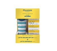 Bipack latte solare protezione molto alta spf50+ 100ml + latte doposole 125ml - mustela